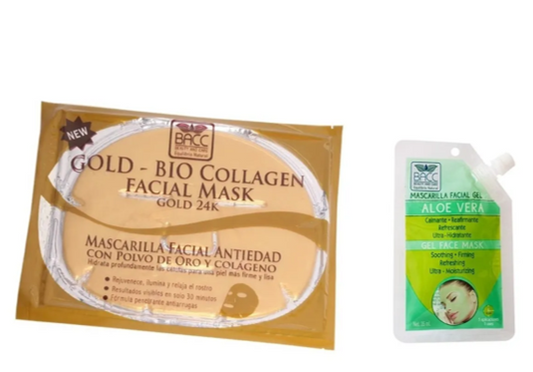 Mascarilla Facial Anti- Edad + Aloe Vera Gel