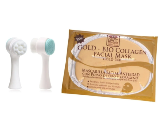 Mascarilla Facial Anti-edad + Cepillo Exfoliante