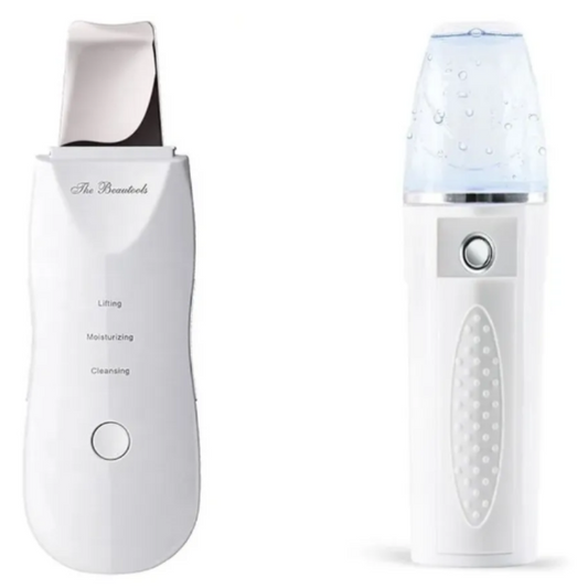 Limpiador Espátula Ultrasonido + Vaporizador Facial Digital