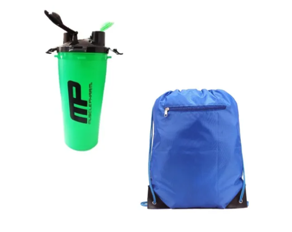 Shaker Profesional 700 Ml Musclepharm + Tula Deportiva