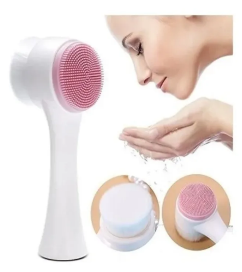 Cepillo De Limpieza Facial Doble Cara