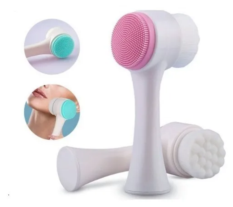 Cepillo De Limpieza Facial Doble Cara