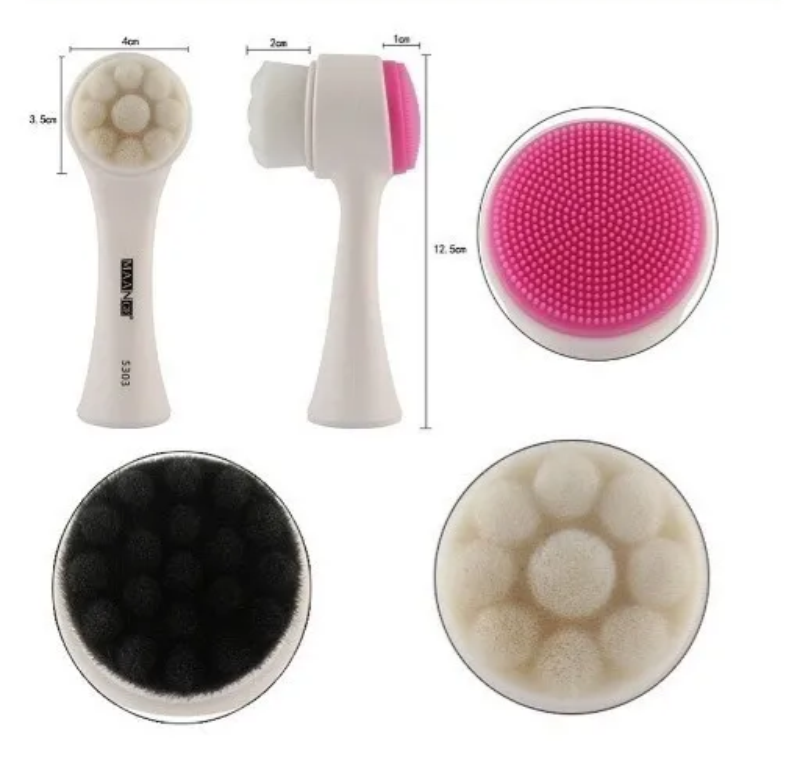 Cepillo De Limpieza Facial Doble Cara