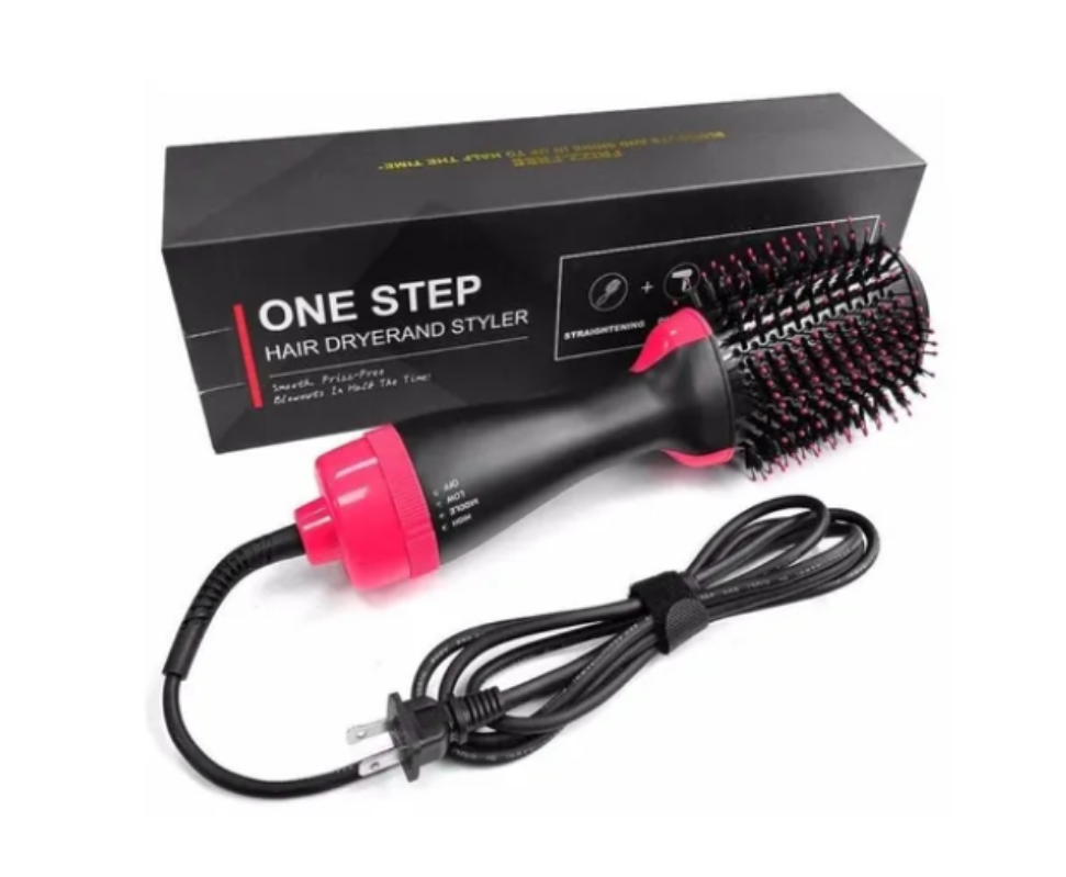 Cepillo De Aire Caliente Iónico 3 En 1 Multifuncional