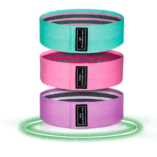 Kit Bandas Elásticas De Resistencia En Tela Para Ejercicio