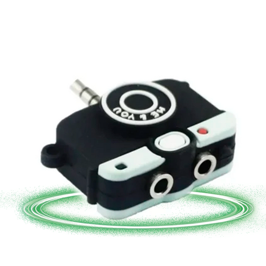 Mini Adaptador Doble Para Audifonos