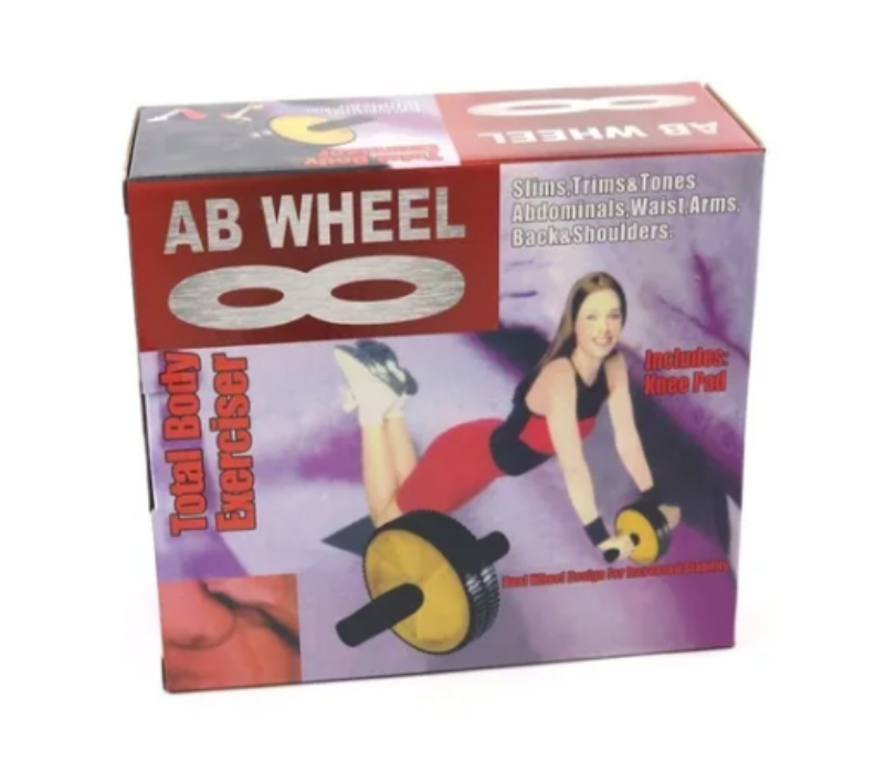 Rueda Rodillo Abdominal + Bandas Elásticas X 5 Unidades