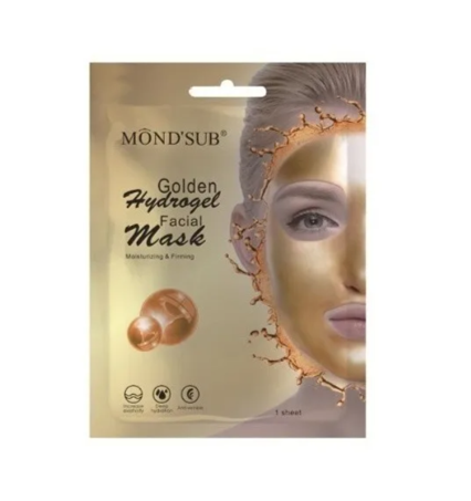 Mascarilla Facial Hidrogel Golden + Cepillo