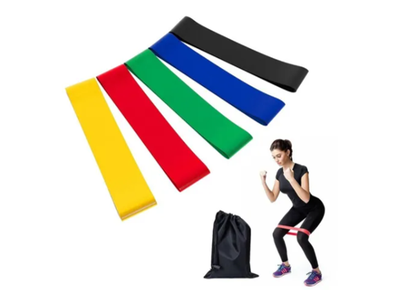 Bandas Elasticas 5 Resistencias Con Estuche