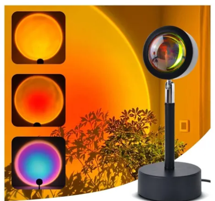 Lámpara Luz Led Proyectora Atardecer Decorativa