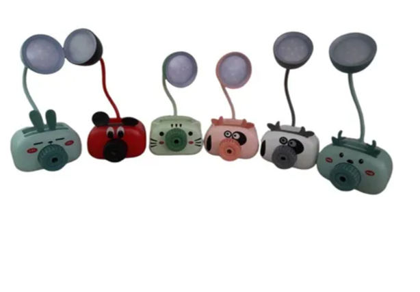 Lampara Led Escritorio Portátil Recargable Con Tajalápiz