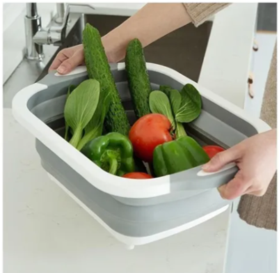 Tabla 4 En 1 Multiuso Bandeja Escurridor Cajón Plegable