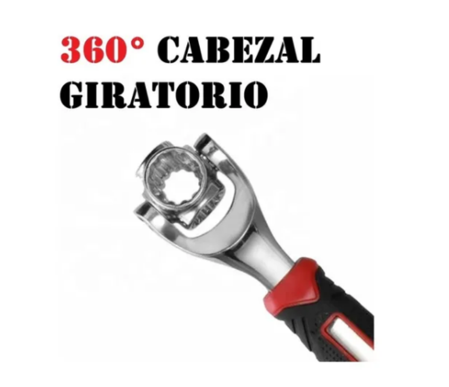 Llave Inglesa Multiusos 48 En 1 Tuercas Tornillos