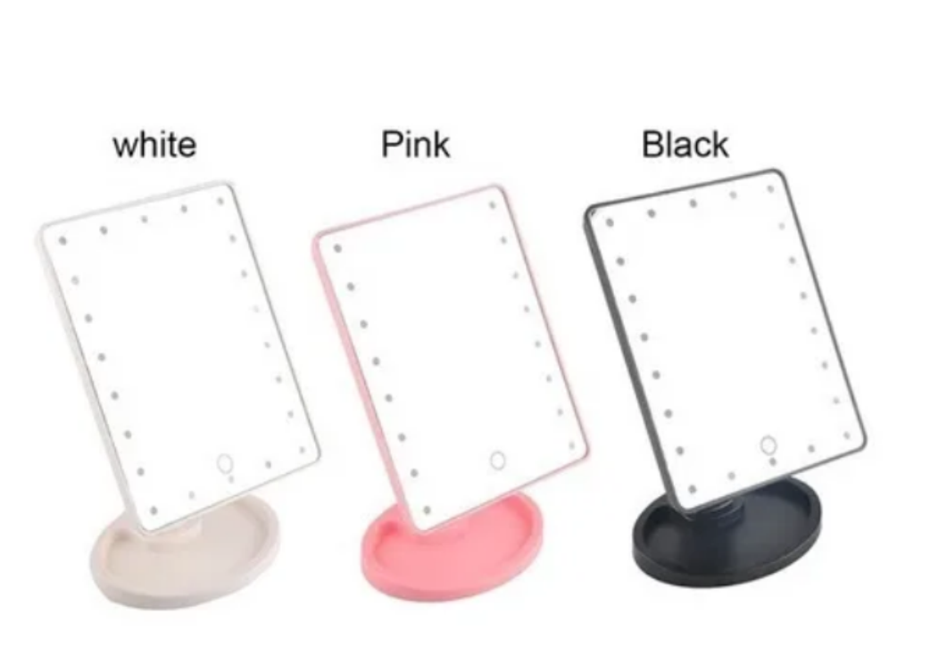Espejo Maquillaje Luz Led Touch Cable Usb