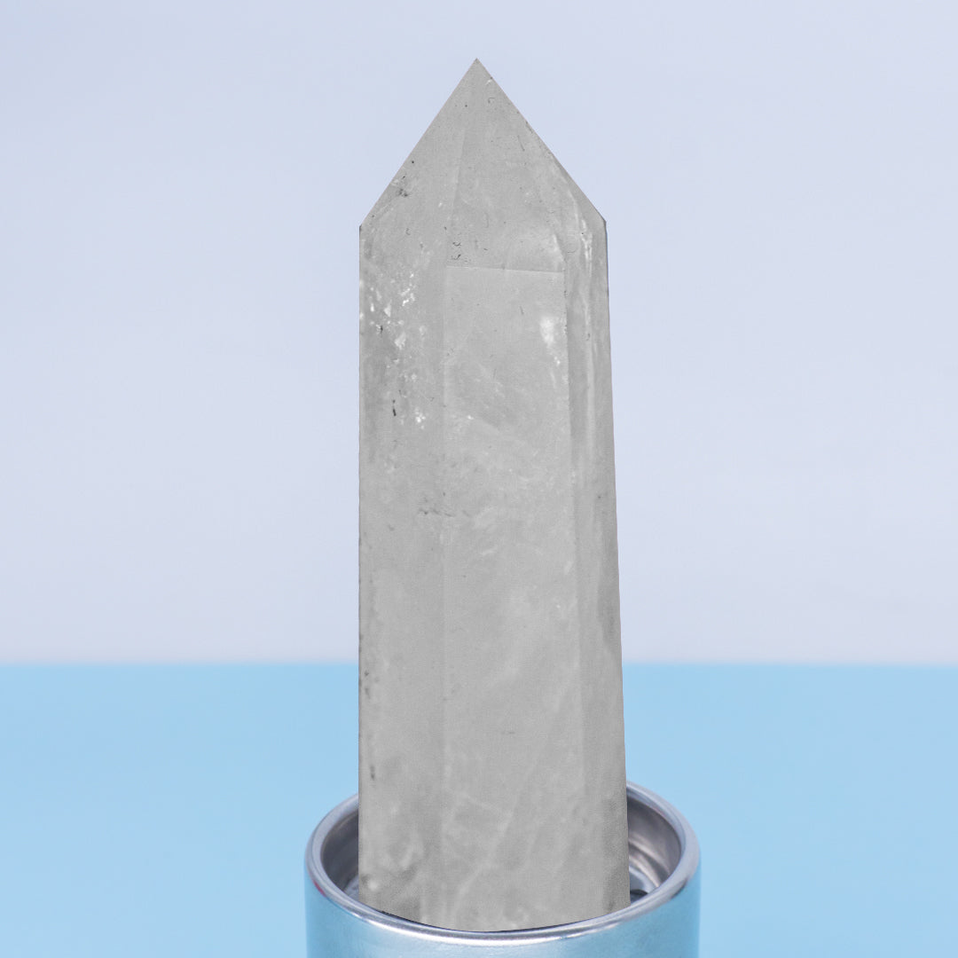Termo Botella De Agua Cristales Cuarzo + Estuche