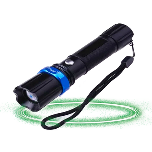 Linterna Tactica Led Recargable Zoom Swat Con Accesorios